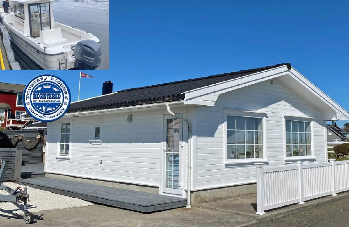 Urlaub mit Boot - Strandhaus Grettestö in Borhaug Südnorwegen