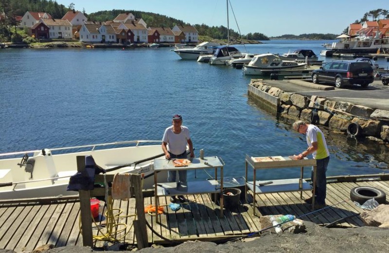 Steganlage unterhalb des Hauses