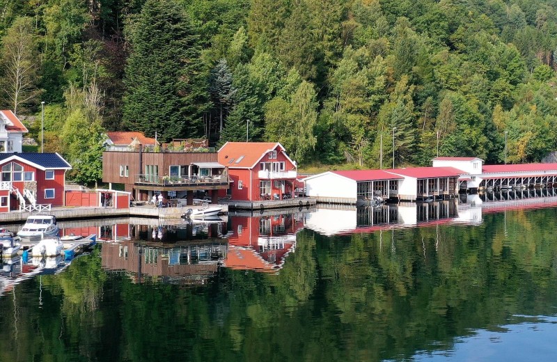 Blick auf Fagerstrand